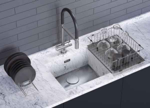 Крыло для мойки Omoikiri RE-01-IN / LG / GB съемное, 33х43, нержавеющая сталь
