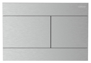 Кнопка для инсталляции Abber AC0127MCH, хром матовый