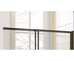 Душевая шторка на ванну Good Door Screen SL-100-C-B, 100х140, прозрачный