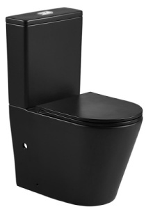 Напольный унитаз WeltWasser Salzbach 001 GL-BT, черный