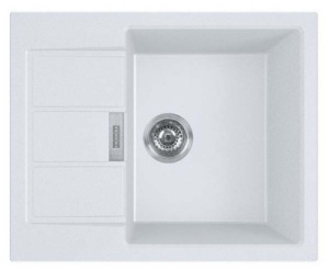 Кухонная мойка Franke S2D 611-62/500 Tectonite, 62х50, белый