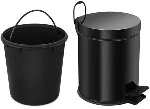 Мусорное ведро Berges 123002 / 123003 с микролифтом, 5 л, черный