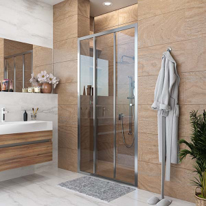 Душевая дверь Grossman Falcon GR-D90Fa / GR-D100Fa / GR-D110Fa / GR-D120Fa, 100х190, прозрачный