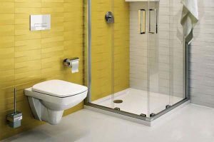 Инсталляция для унитаза Geberit Duofix Plattenbau + панель смыва Delta 21, белый
