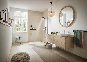 Душевая стойка Hansgrohe Pulsify Showerpipe 260 1jet 24220000 с термостатом