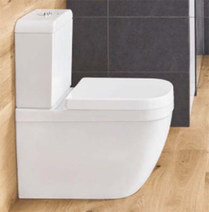 Напольный унитаз Grohe Euro 39338000 безободковый с крышкой Soft Close, белый