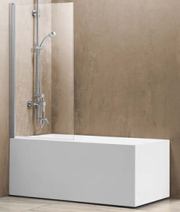 Душевая шторка на ванну Vincea VSB-11800CL, 80х140, прозрачный