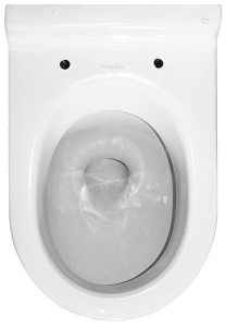 Подвесной унитаз Sanita Attica Luxe Color Black SL (с крышкой SoftClose)