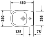 Подвесное биде Duravit D-Code 22371500002
