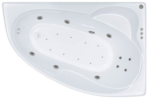Гидромассажная ванна Triton Николь люкс Flat, 160х100