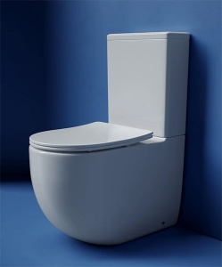 Напольный унитаз CeramicaNova Metropol Торнадо CN4001T, белый
