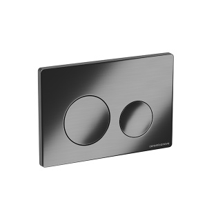 Кнопка для инсталляции CeramicaNova Balance Circle CN12-001GG, вороненая сталь