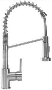 Смеситель для кухонной мойки Rea Spring Nikiel matt REA-B4806 / Chrome REA-B9145, никель