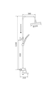 Душевая стойка Shevanik S9436