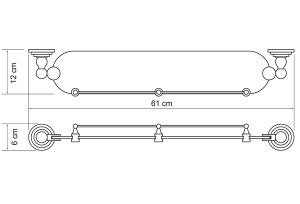 Полка Wasserkraft Ammer K-7044