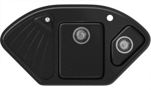 Кухонная мойка GranFest Corner C-1040E, 104х56, серый