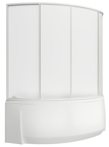 Гидромассажная ванна BAS Фэнтази (гидромассаж серия Flat), 150х88
