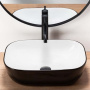 Умывальник Rea Belinda White Black