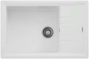 Кухонная мойка TEKA STONE 60 S-TG 1B 1D, 78х51, белый