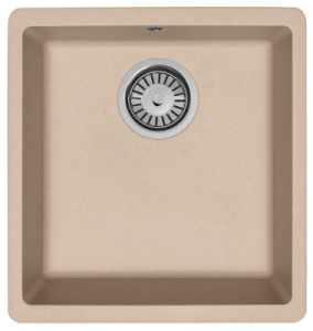 Кухонная мойка AquaSanita Fast SQF 101, 40х42, beige