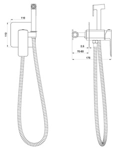 Набор смесителей Oliveeka OL-829003+139003-MB