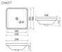 Умывальник CeramicaNova Element CN6077