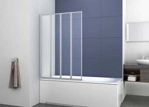 Душевая шторка на ванну Vincea VSB-31100CL, 100х140, прозрачный