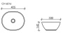 Умывальник CeramicaNova Element CN6016