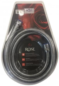 Душевой шланг Rose RE31-10 / RE31-15, 100, хром