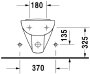 Подвесное биде Duravit D-Code 22371500002