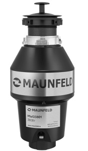 Кухонная мойка Roxen Simple 560220-60 в комплекте с измельчителем пищевых отходов Maunfeld, 60х48, измельчитель 380 Вт, сатин