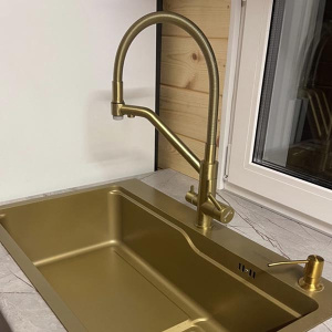 Смеситель для кухонной мойки Hansen HN15056-D с подключением к фильтру воды