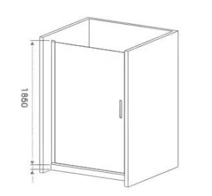 Душевая дверь Good Door Pandora DR-C-CH, 100х185, прозрачный