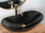 Умывальник Rea Royal Marble Black Matt