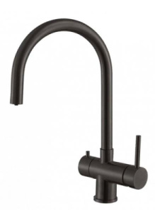 Смеситель для кухонной мойки Zorg Inox SZR 7020 под фильтр, графит