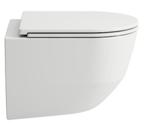 Подвесной унитаз Laufen Pro Rimless 8.2096.5.000.000.1 безободковый, белый