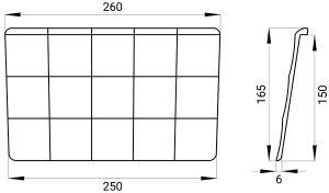 Подголовник для ванны Wellsee Useful Extras 261907000
