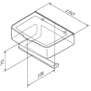 Держатель для туалетной бумаги AM.PM Inspire V2.0 A50A341522