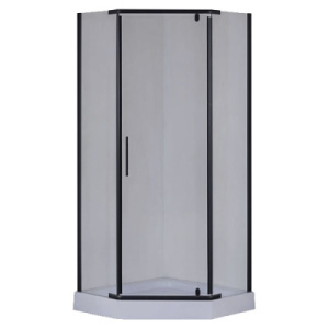 Душевой уголок SANITeco SN-900BL-6 / SN-1000BL-6, 90х90, тонированный