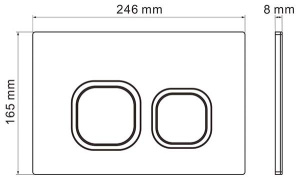 Комплект инсталляции 6 в 1 Roxen StounFix Dual Fresh 979014 с аромадозатором, белый