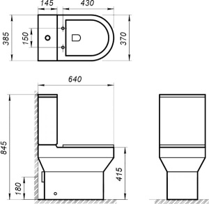Напольный унитаз BelBagno Norma безободковый, белый