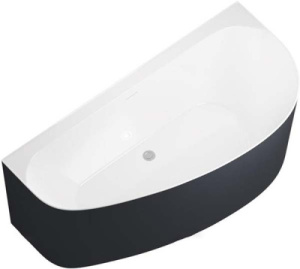 Акриловая ванна Allen Brau Priority 5 2.31005.20A/AM / 2.31005.21A/AM, 160х78, белый матовый, антрацит