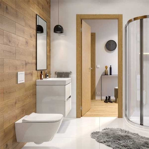 Комплект инсталляции Geberit Duofix + панель смыва Delta 21 + унитаз KOLO MODO PURE (Rimfree)