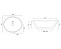 Умывальник Rea Sofia Mini Cloudy REA-U9236