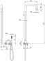 Душевая стойка Deante Silia NQS F4XM