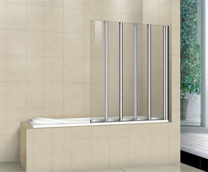 Душевая шторка на ванну Good Door SCREEN GR5-120 C-CH, 120х140, прозрачный