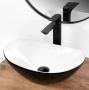 Умывальник Rea Royal Mini Black White U0538