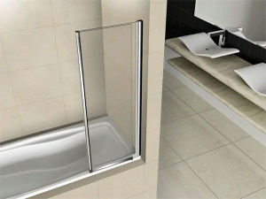 Душевая шторка на ванну Good Door Screen FO-80-C-CH, 80х140, прозрачный
