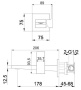 Смеситель встраиваемый Omnires Fresh FR7115NCR (1 функция)