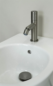 Смеситель для биде Deante Silia Hexa Steel BHS_F30M